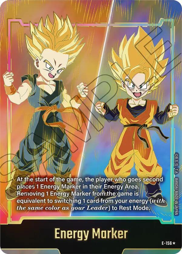 Energy Marker (Gold) E-156 card from Fusion World Energy Markers