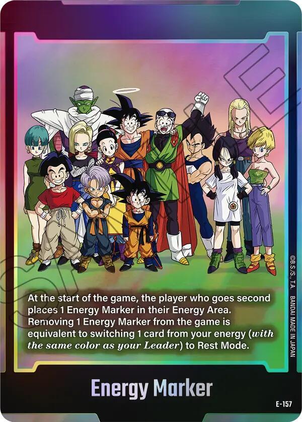 Energy Marker E-157 card from Fusion World Energy Markers