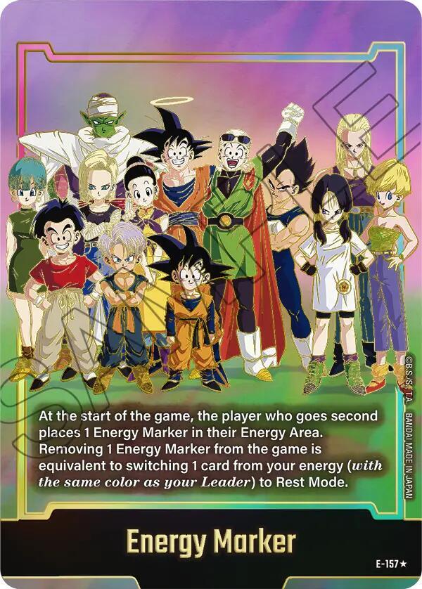 Energy Marker (Gold) E-157 card from Fusion World Energy Markers