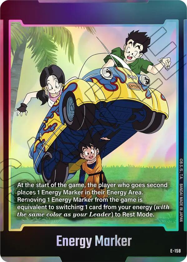 Energy Marker E-158 card from Fusion World Energy Markers