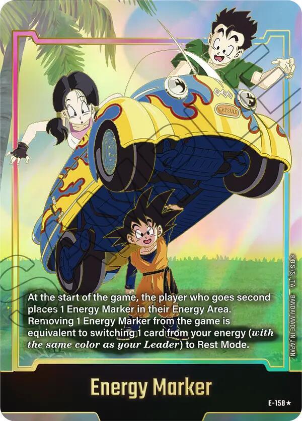 Energy Marker (Gold) E-158 card from Fusion World Energy Markers