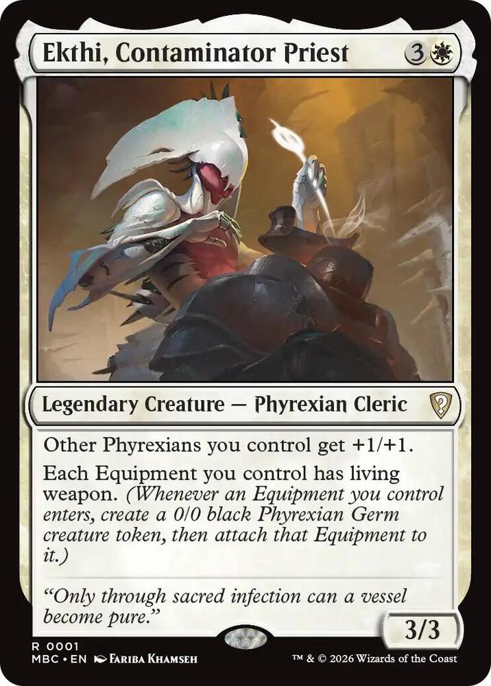 Ekthi, Contaminator Priest 1 card from Mystery Booster Commander Edition