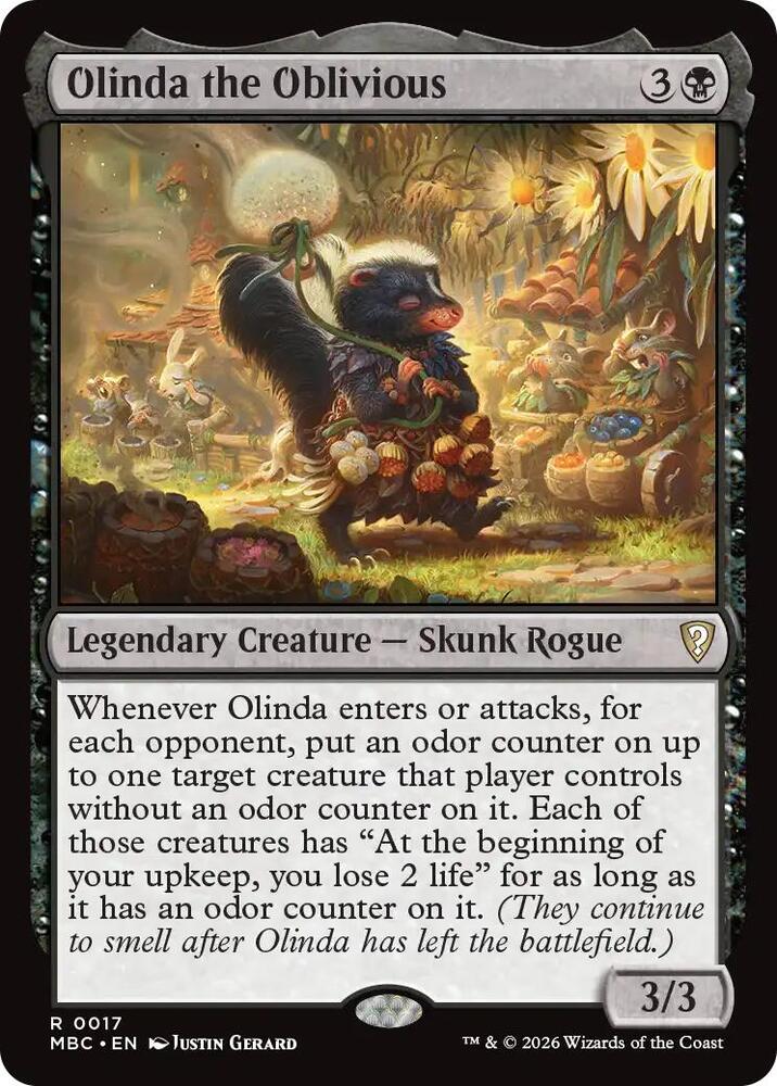 Olinda the Oblivious 17 card from Mystery Booster Commander Edition