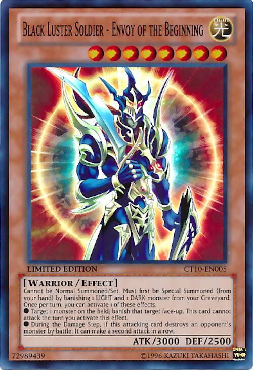 Black Luster Soldier - Envoy of the Beginning CT10-EN005 card from 2013 Collectors Tins