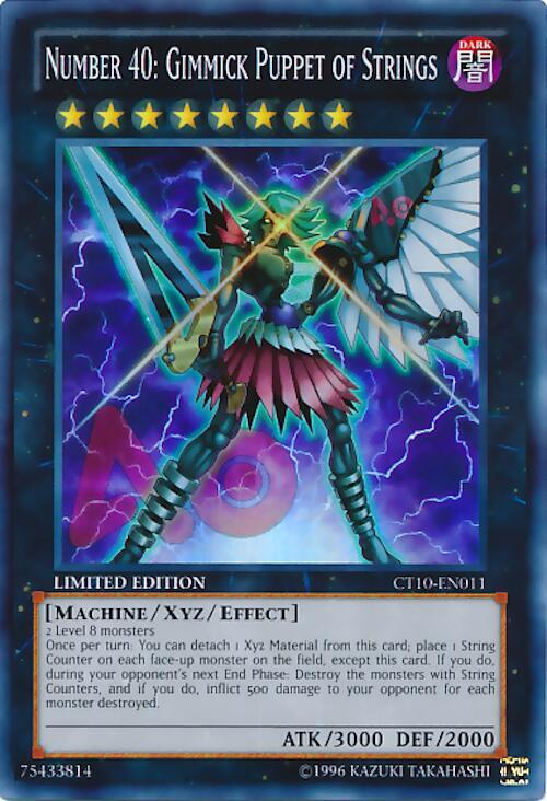 Number 40: Gimmick Puppet of Strings CT10-EN011 card from 2013 Collectors Tins