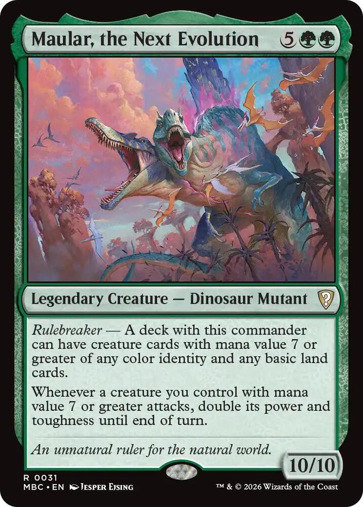 Maular, the Next Evolution 31 card from Mystery Booster Commander Edition