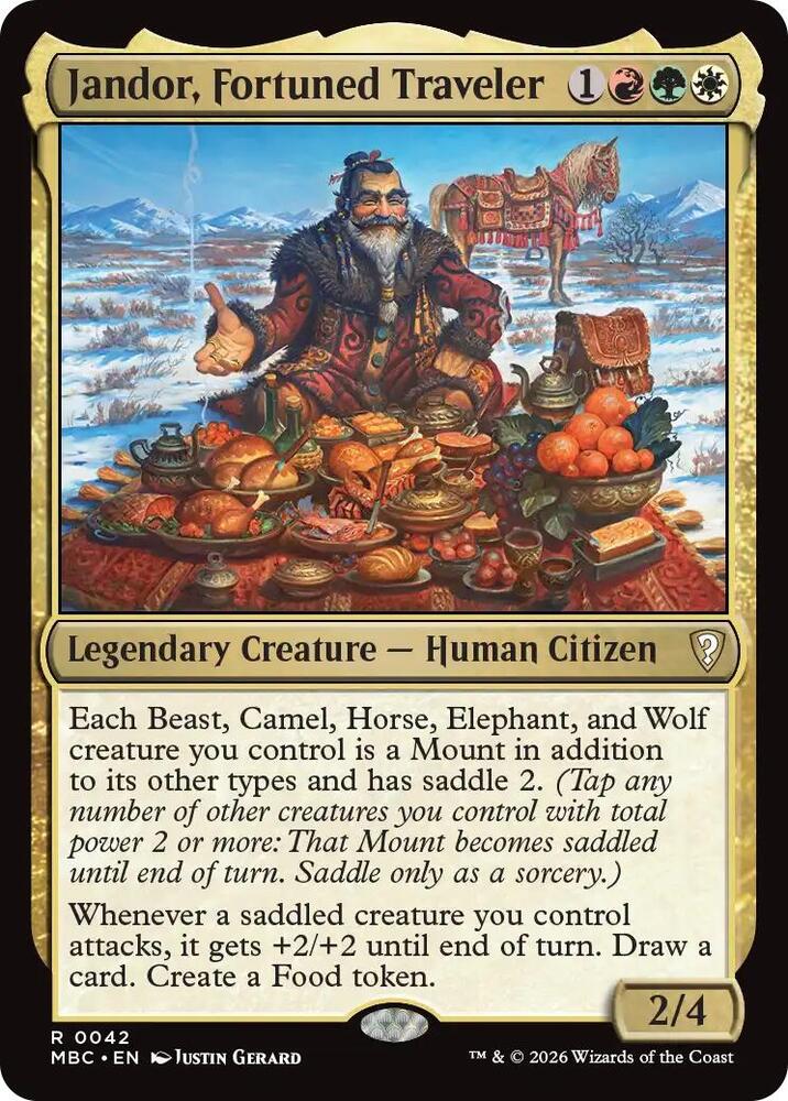 Jandor, Fortuned Traveler 42 card from Mystery Booster Commander Edition