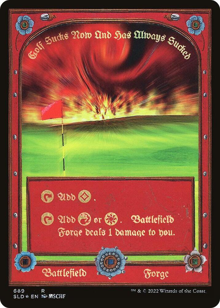 Battlefield Forge 669 card from Secret Lair Drop Series