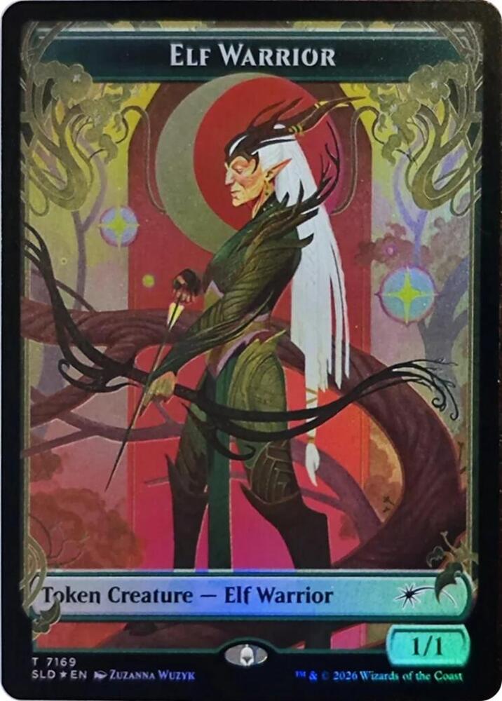 Elf Warrior Token 7169 card from Secret Lair Drop Series