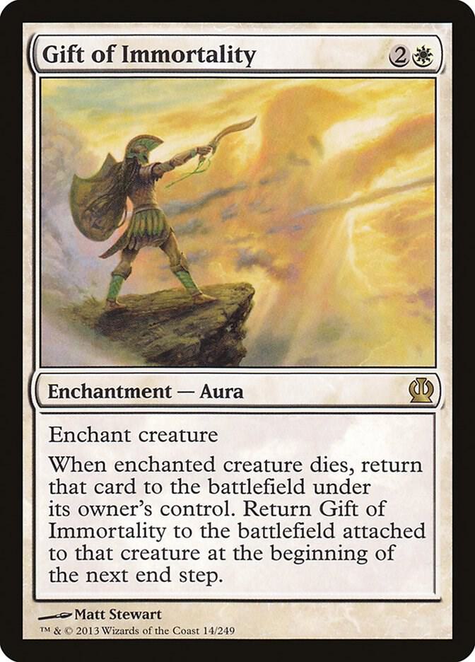 Gift of Immortality 14 card from Theros