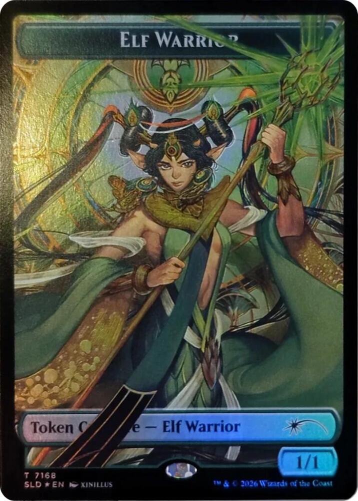 Elf Warrior Token 7168 card from Secret Lair Drop Series