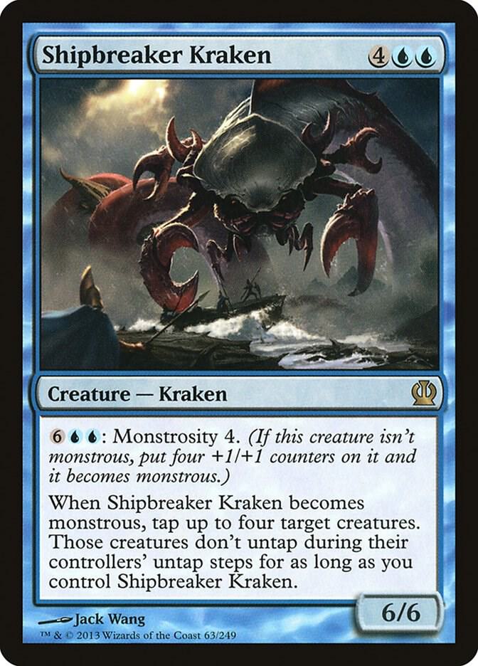 Shipbreaker Kraken 63 card from Theros