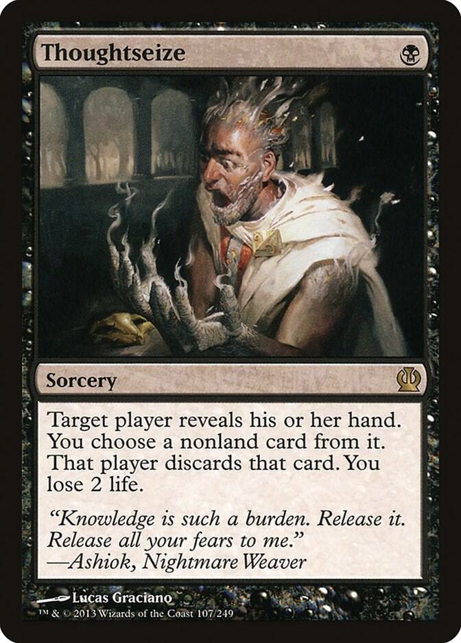 Thoughtseize 107 card from Theros