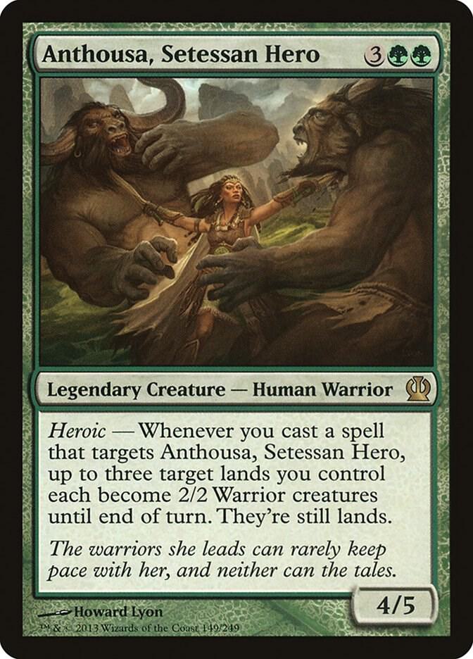 Anthousa, Setessan Hero 149 card from Theros