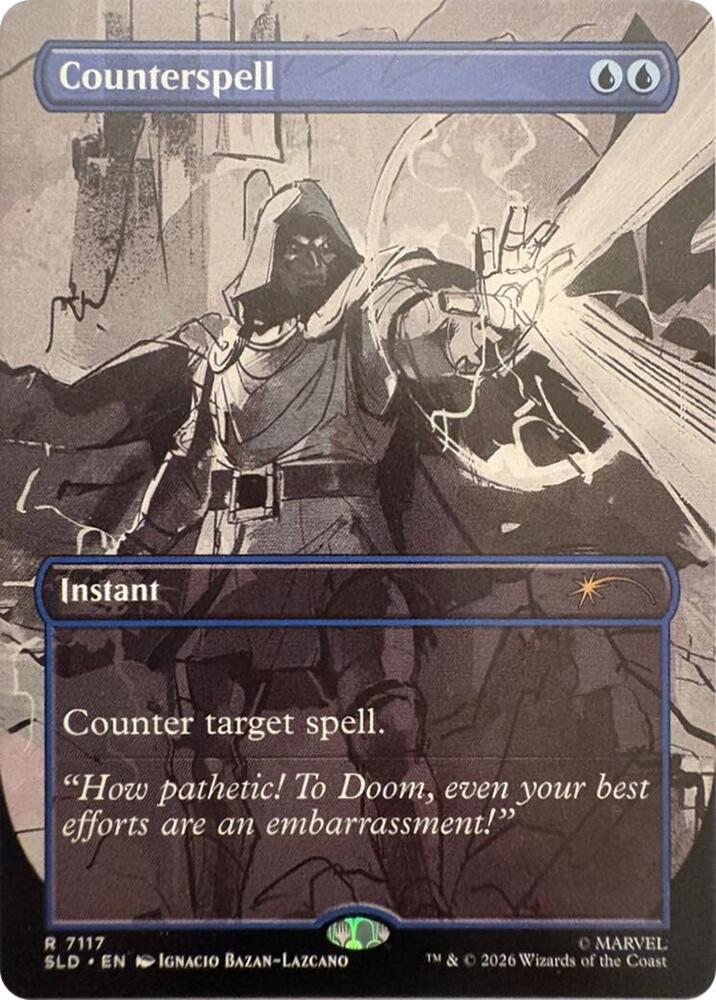 Counterspell 7117 card from Secret Lair Drop Series