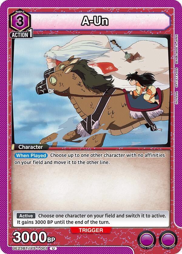 A-Un UE23BT/IYS-1-001 card from UE23BT: Inuyasha