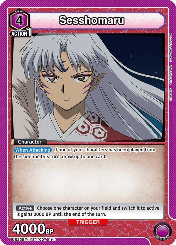 Sesshomaru UE23BT/IYS-1-007 card from UE23BT: Inuyasha