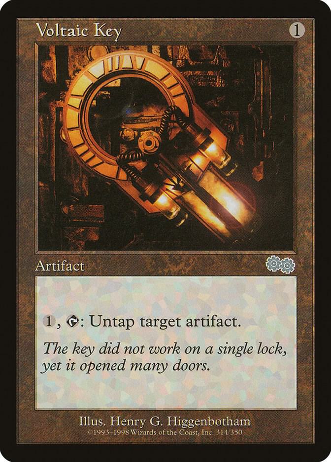Voltaic Key 314 card from Urza's Saga