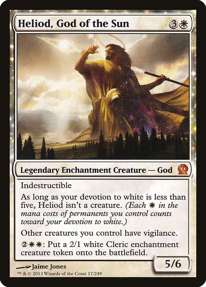 Heliod, God of the Sun 17 card from Theros