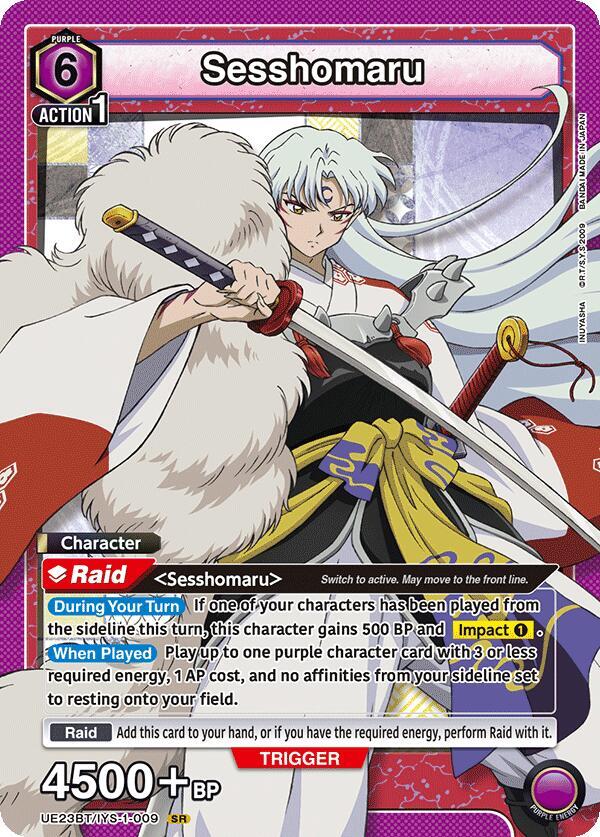 Sesshomaru UE23BT/IYS-1-009 card from UE23BT: Inuyasha