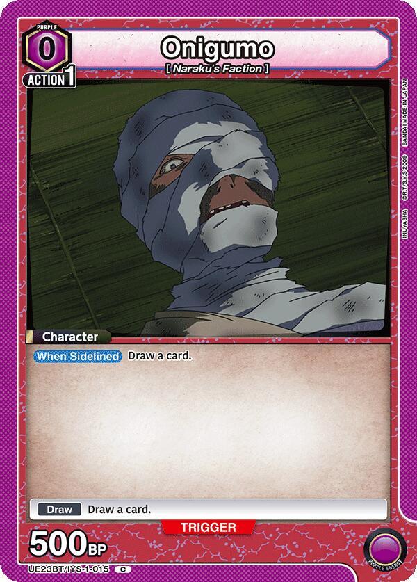 Onigumo UE23BT/IYS-1-015 card from UE23BT: Inuyasha