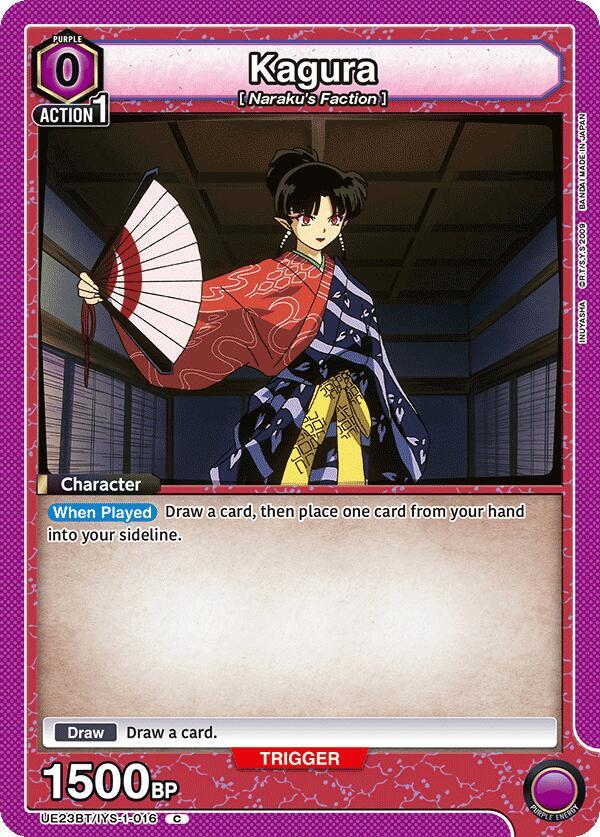 Kagura UE23BT/IYS-1-016 card from UE23BT: Inuyasha