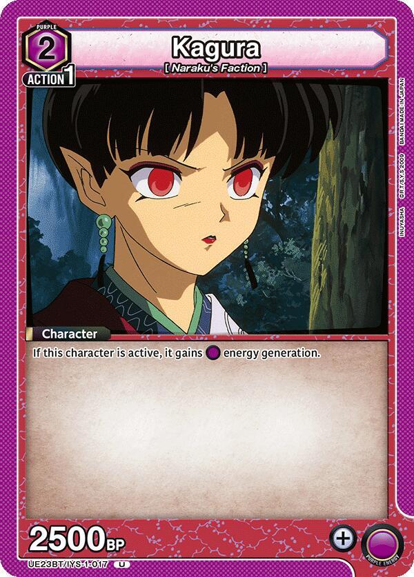 Kagura UE23BT/IYS-1-017 card from UE23BT: Inuyasha