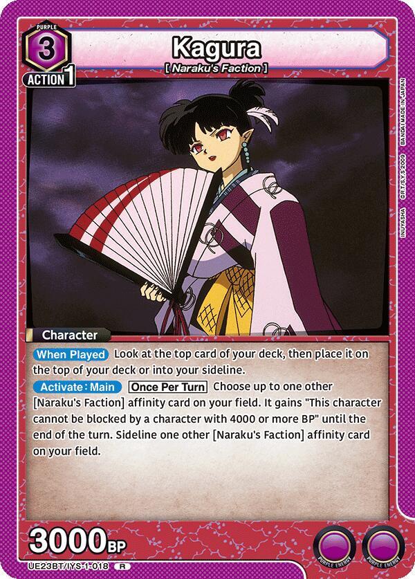 Kagura UE23BT/IYS-1-018 card from UE23BT: Inuyasha
