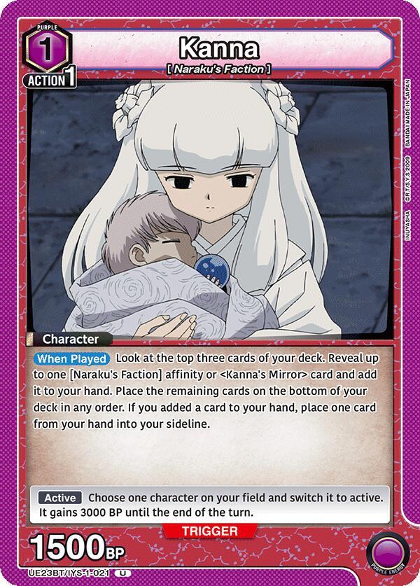 Kanna UE23BT/IYS-1-021 card from UE23BT: Inuyasha