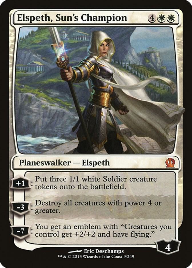 Elspeth, Sun's Champion 9 card from Theros