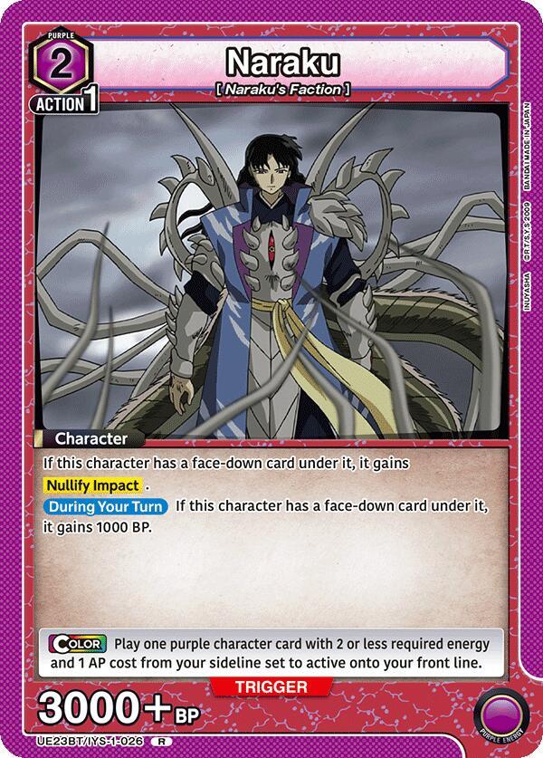 Naraku UE23BT/IYS-1-026 card from UE23BT: Inuyasha