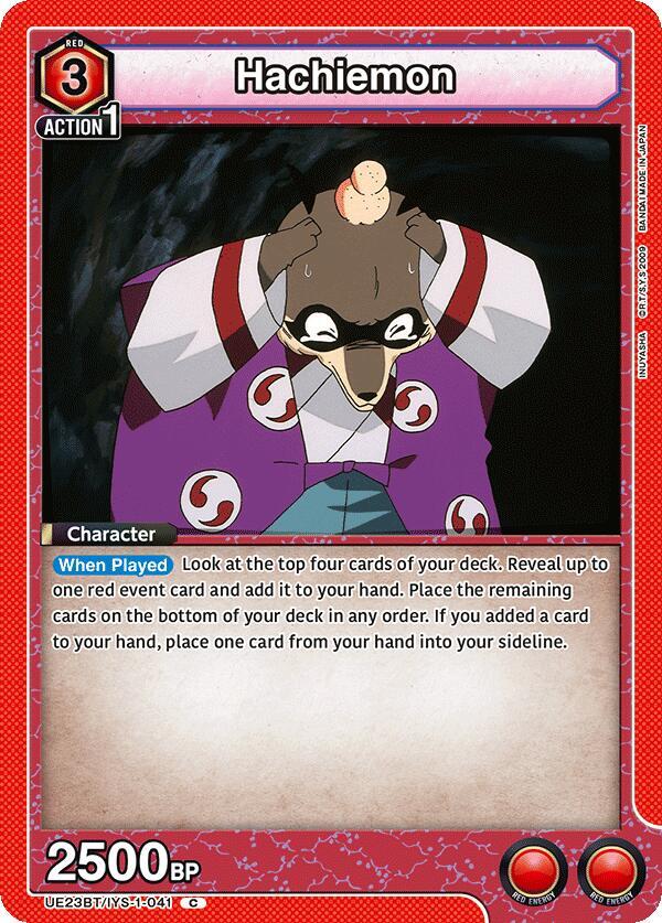 Hachiemon UE23BT/IYS-1-041 card from UE23BT: Inuyasha