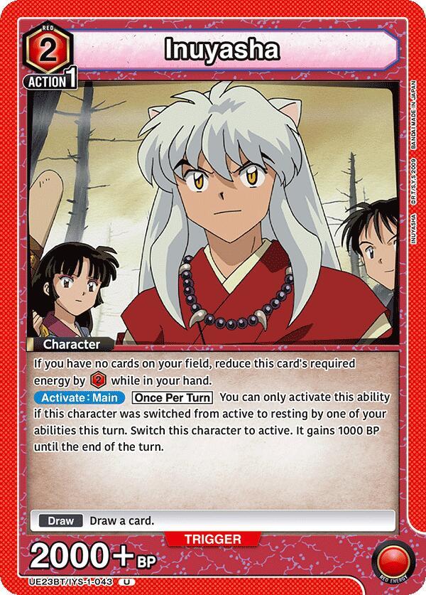 Inuyasha UE23BT/IYS-1-043 card from UE23BT: Inuyasha