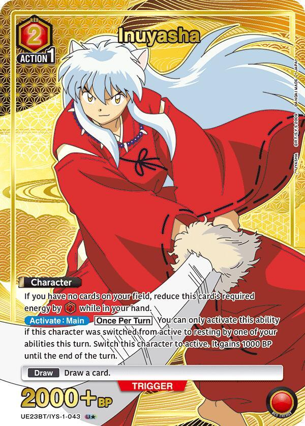 Inuyasha (U*) UE23BT/IYS-1-043 card from UE23BT: Inuyasha