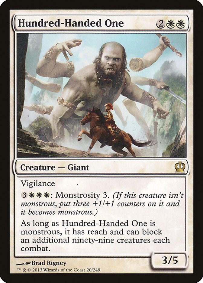 Hundred-Handed One 20 card from Theros