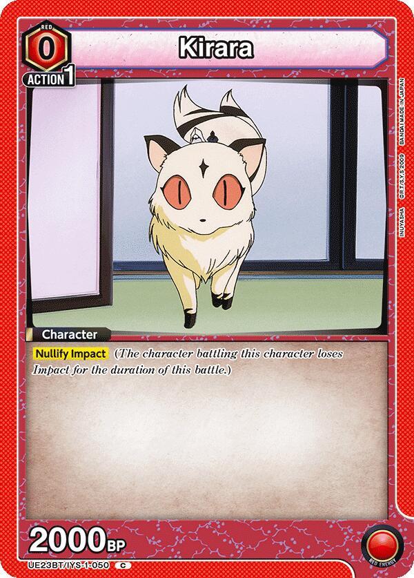 Kirara UE23BT/IYS-1-050 card from UE23BT: Inuyasha