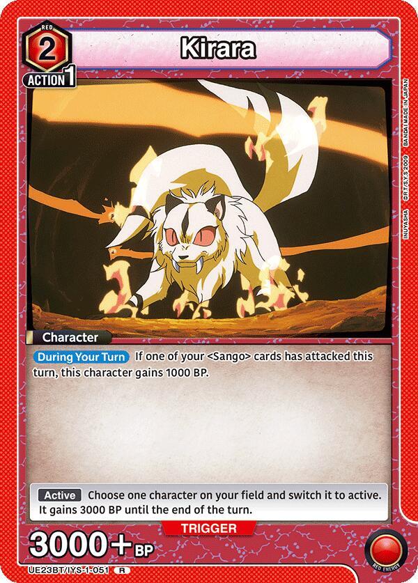 Kirara UE23BT/IYS-1-051 card from UE23BT: Inuyasha