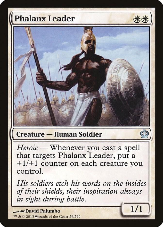 Phalanx Leader 26 card from Theros