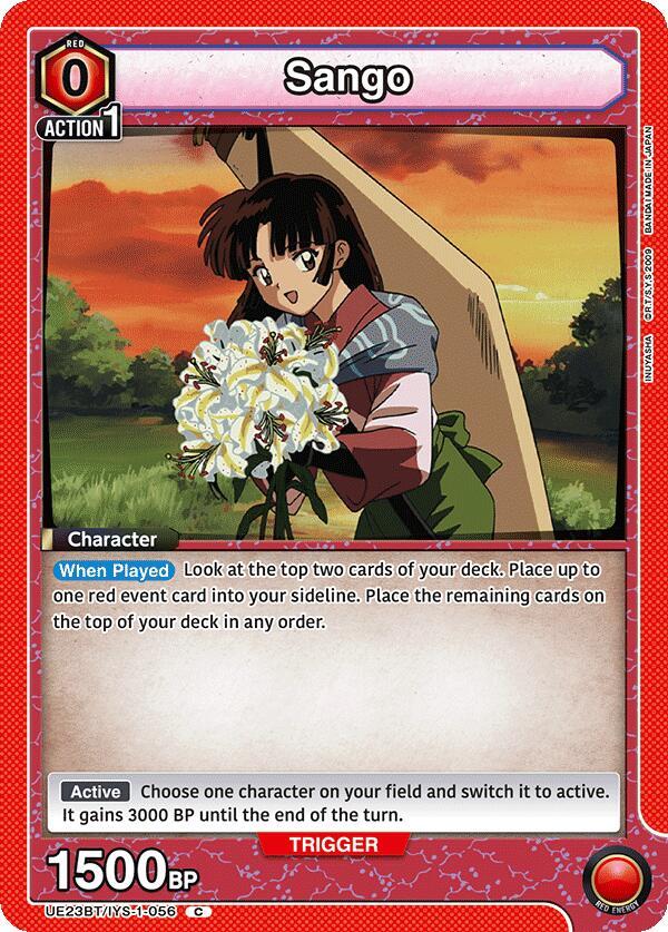 Sango UE23BT/IYS-1-056 card from UE23BT: Inuyasha