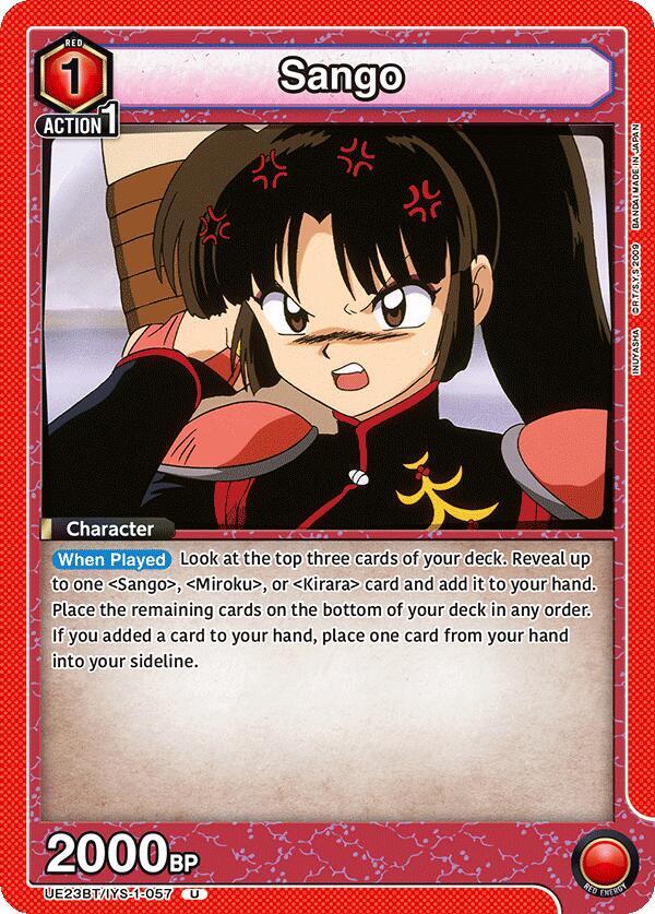 Sango UE23BT/IYS-1-057 card from UE23BT: Inuyasha