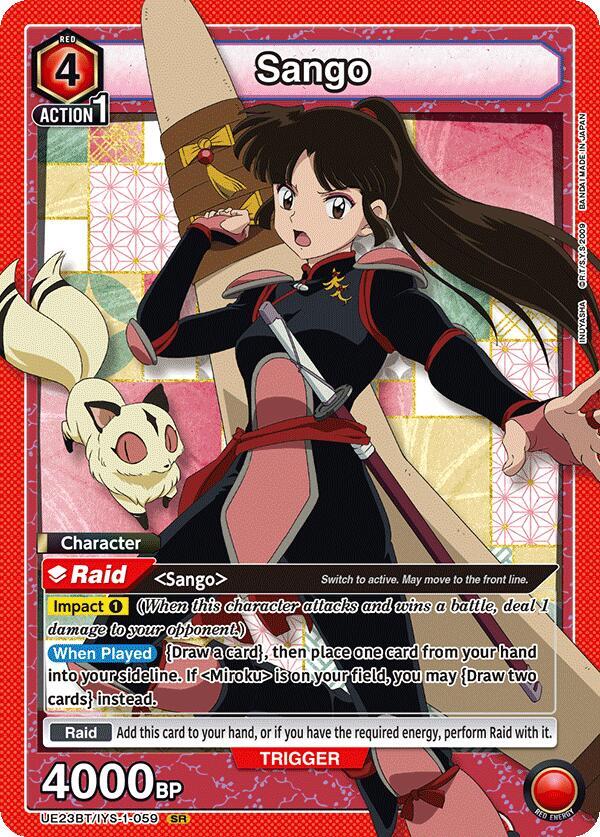 Sango UE23BT/IYS-1-059 card from UE23BT: Inuyasha