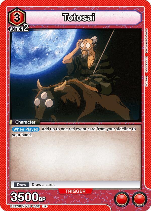 Totosai UE23BT/IYS-1-062 card from UE23BT: Inuyasha