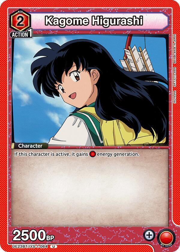 Kagome Higurashi UE23BT/IYS-1-064 card from UE23BT: Inuyasha