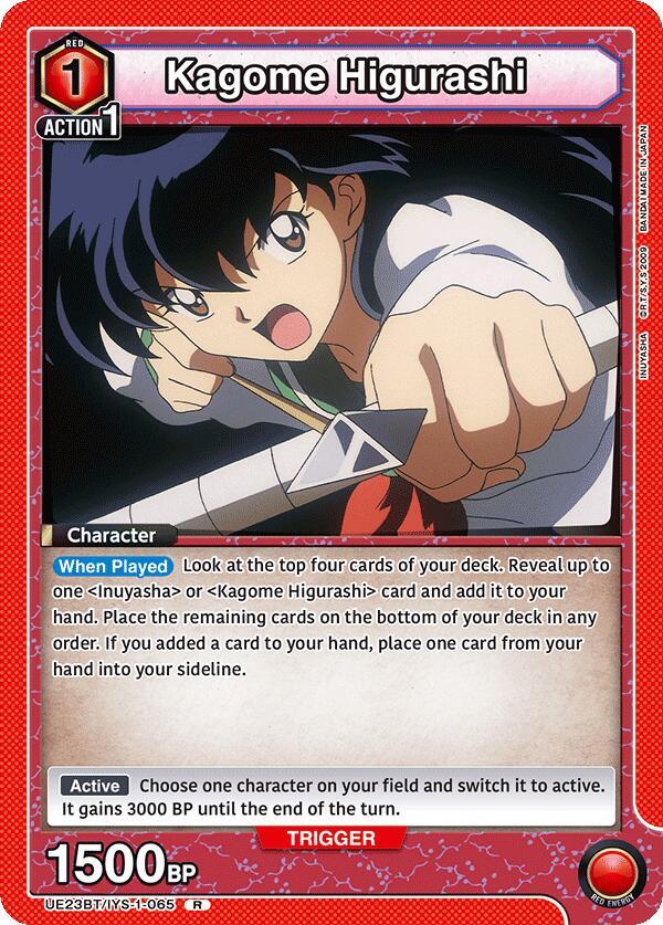 Kagome Higurashi UE23BT/IYS-1-065 card from UE23BT: Inuyasha