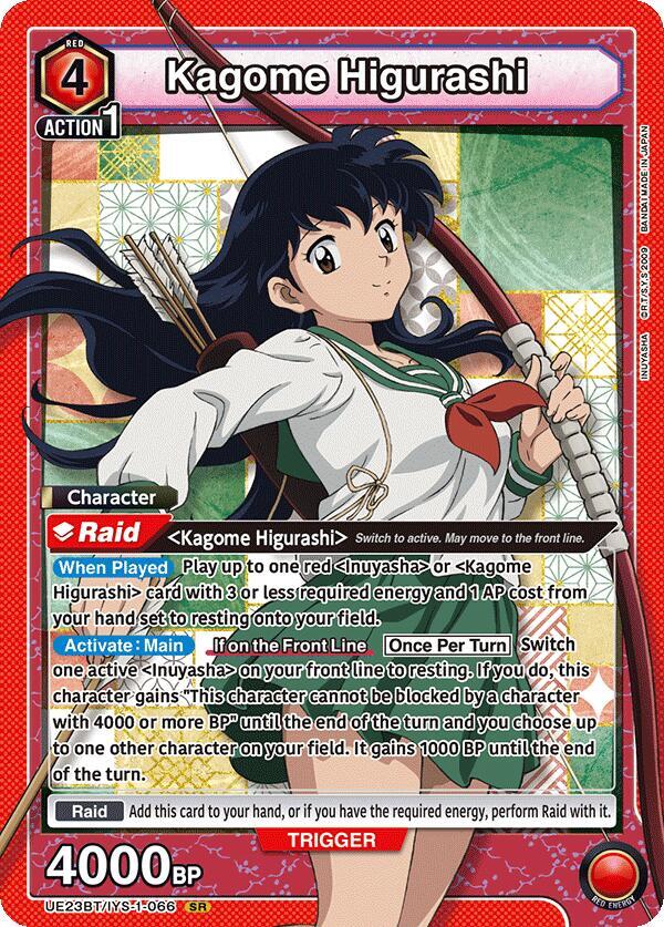 Kagome Higurashi UE23BT/IYS-1-066 card from UE23BT: Inuyasha