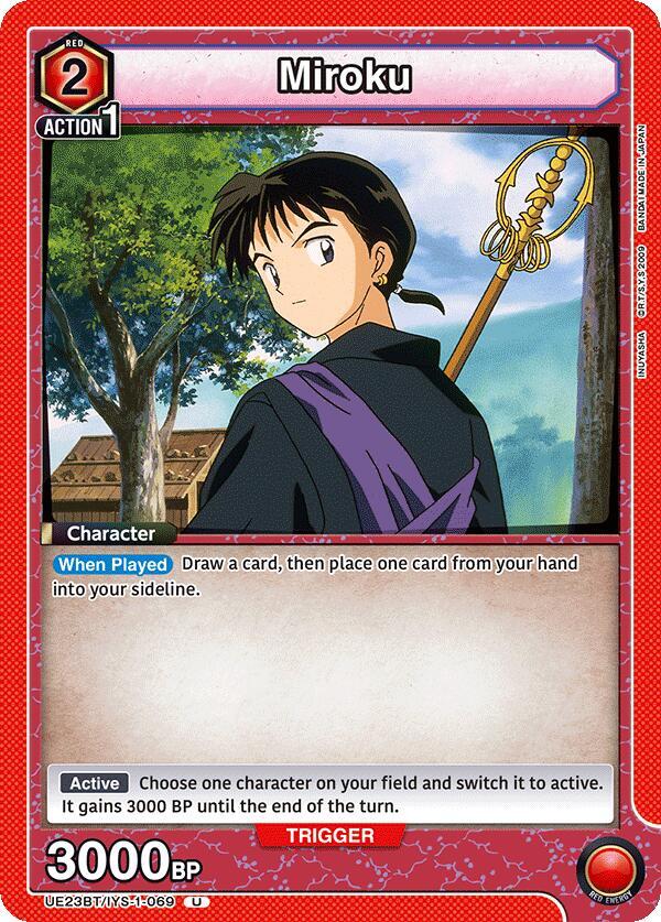 Miroku UE23BT/IYS-1-069 card from UE23BT: Inuyasha