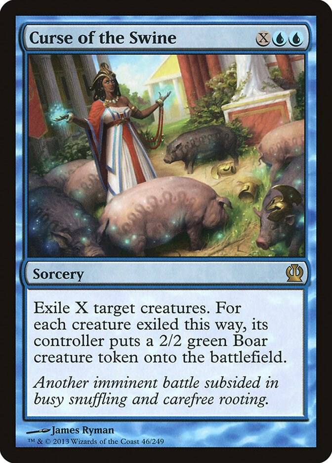 Curse of the Swine 46 card from Theros