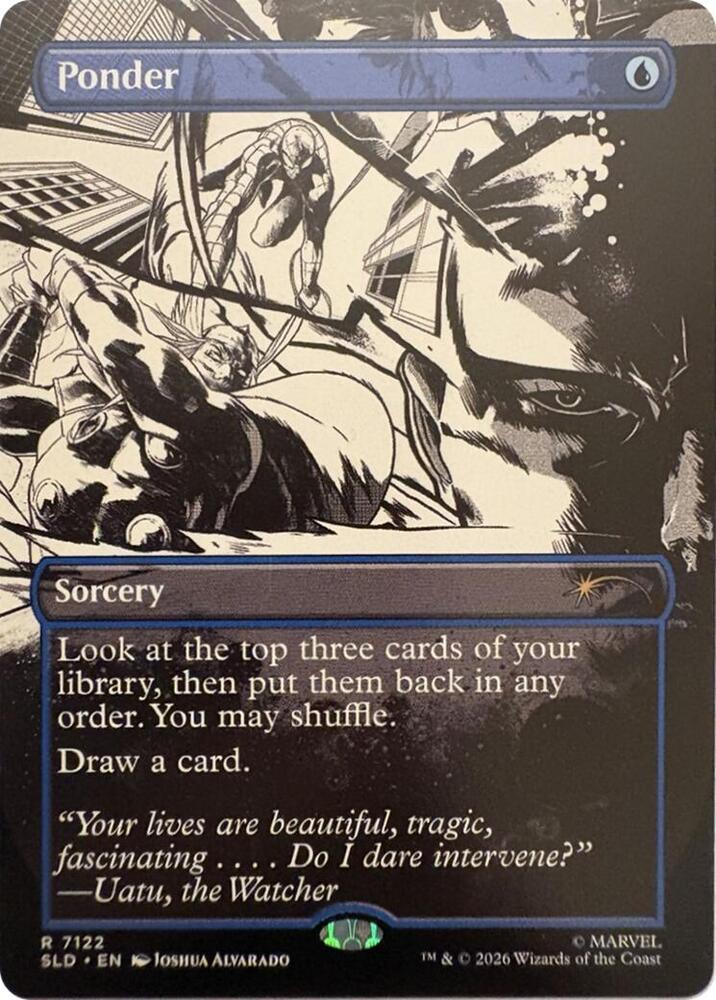 Ponder 7122 card from Secret Lair Drop Series