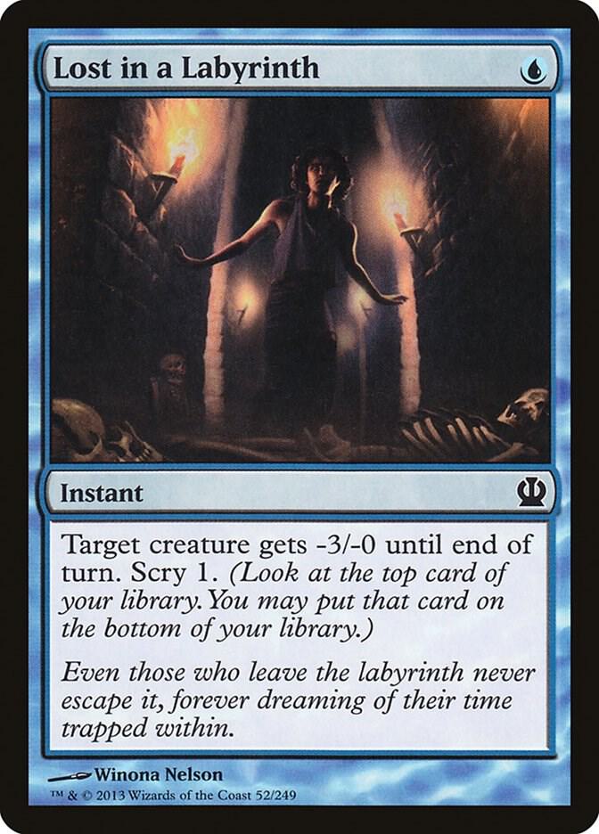 Lost in a Labyrinth 52 card from Theros