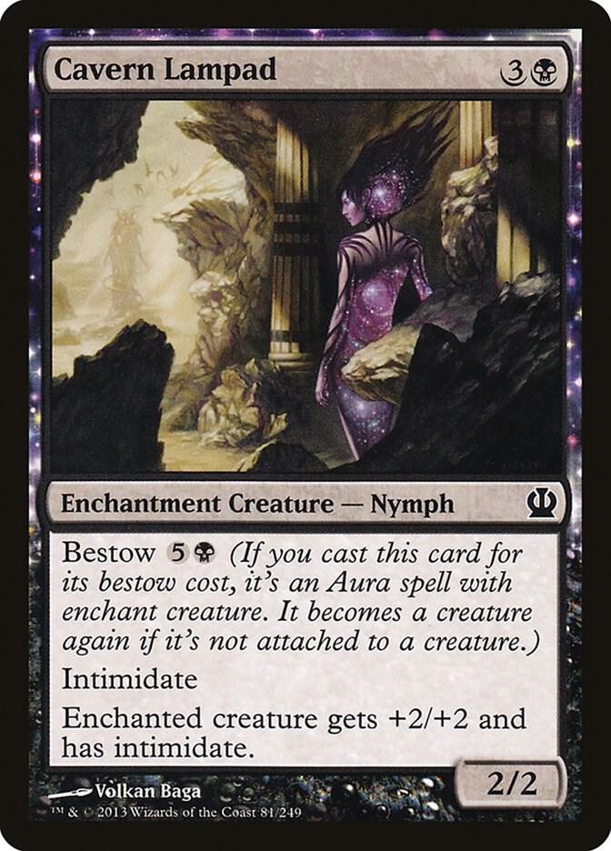 Cavern Lampad 81 card from Theros